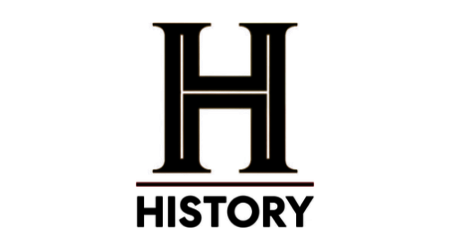 Decorative letter H with shadow effect.